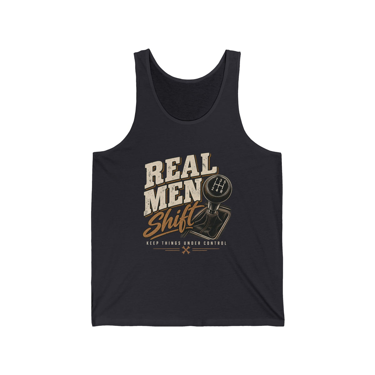 Real Men Shift - Athletic Tank