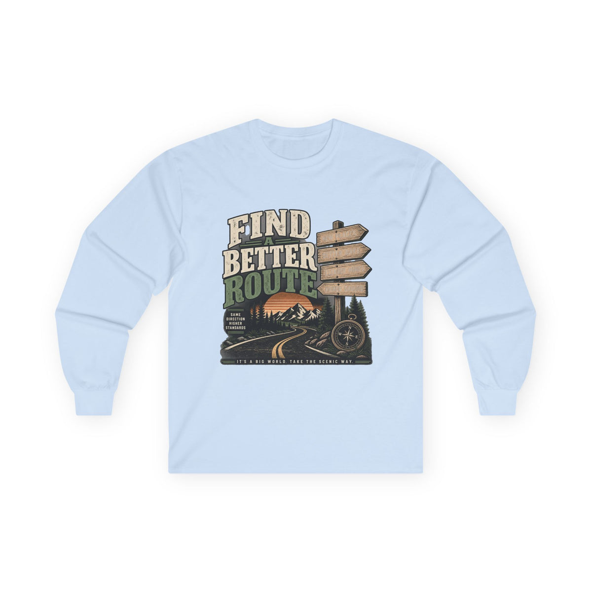 Find A Better Route - Unisex Ultra Cotton Long Sleeve Tee
