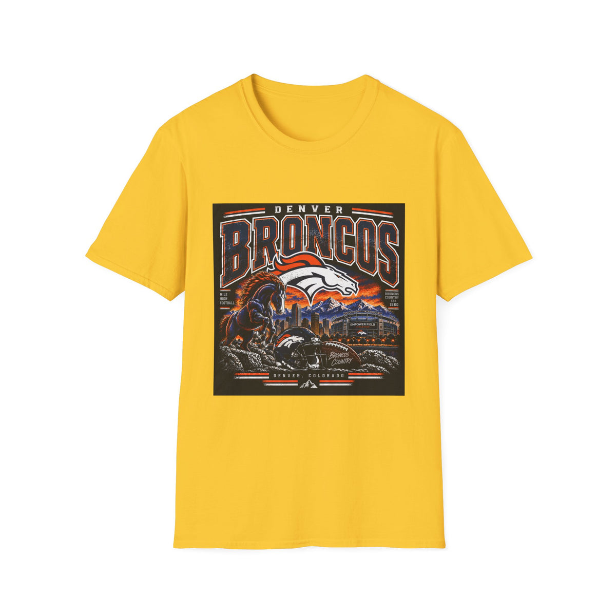 Denver Broncos Mile High Pride - Classic Tee