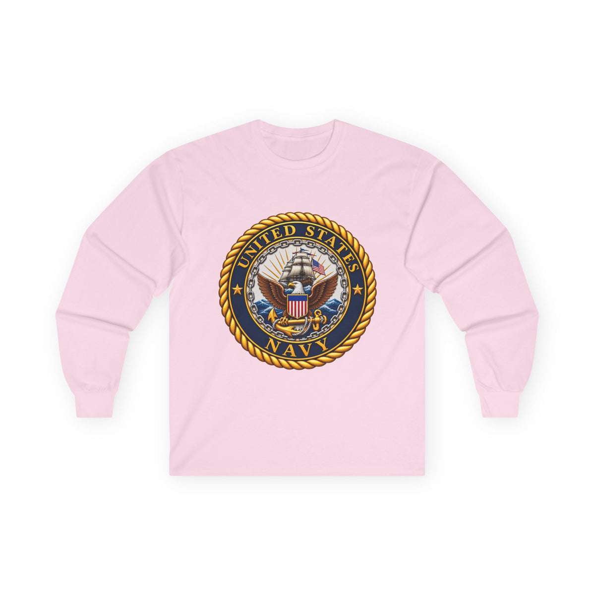 U.S. Navy Emblem - Unisex Ultra Cotton Long Sleeve Tee