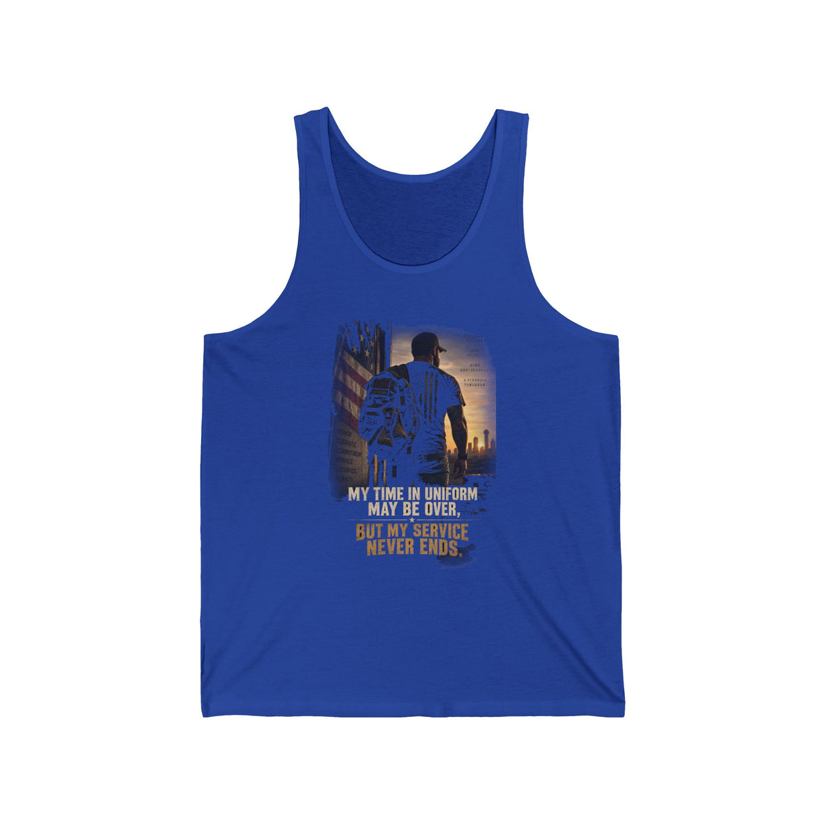 Service Never Ends - Athletic Tank