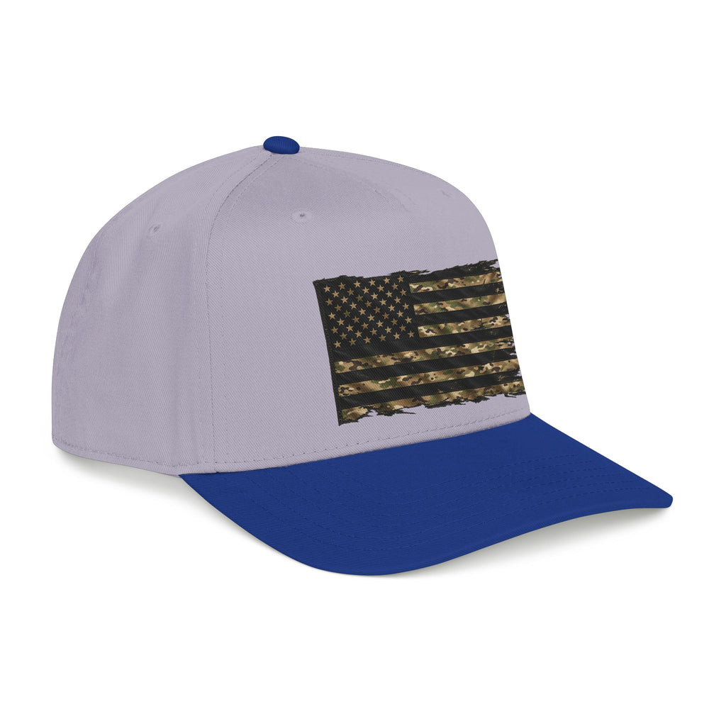 Black and Multicam American Flag - OTTO Baseball Hat