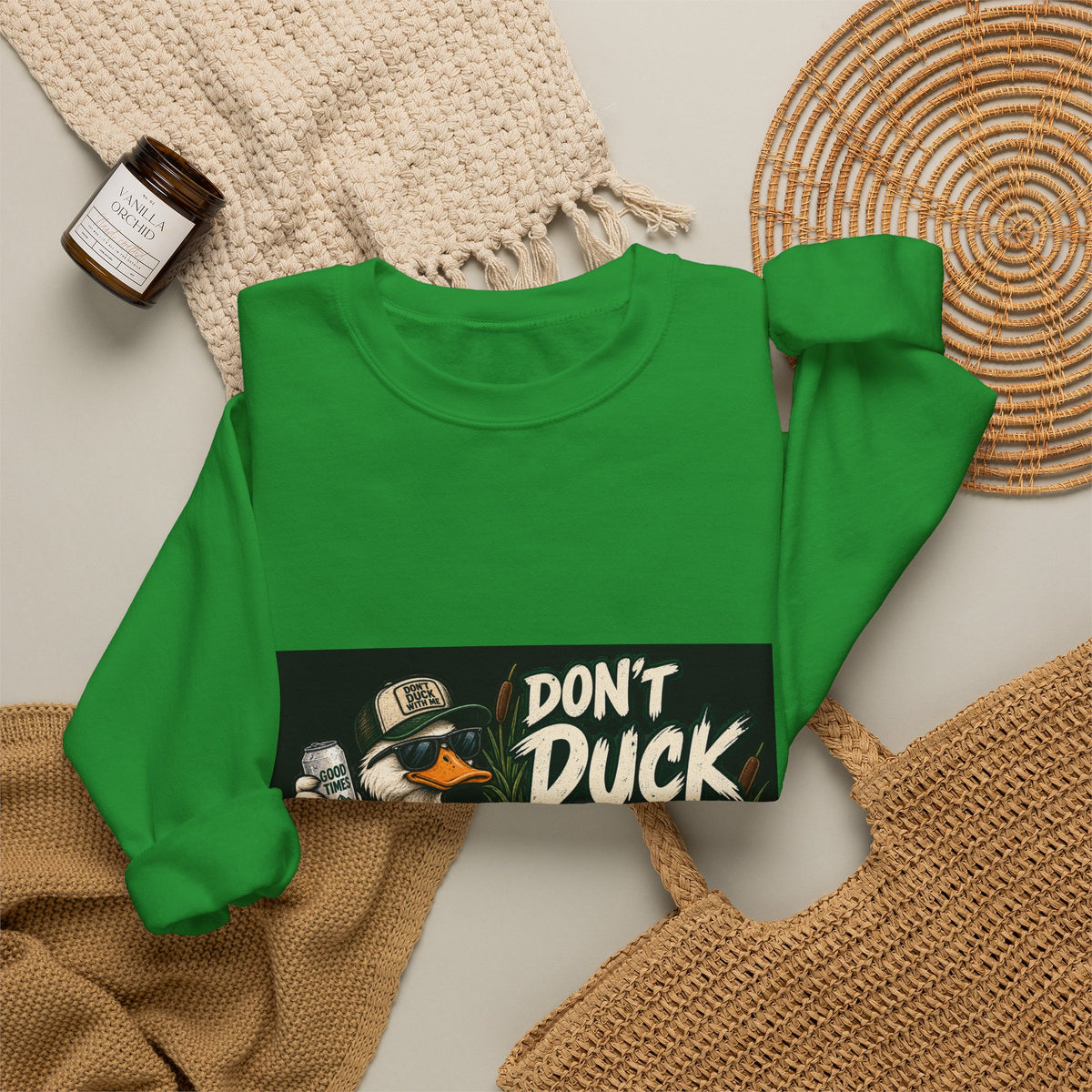 Duck With Me Camo - Crewneck Sweatshirt