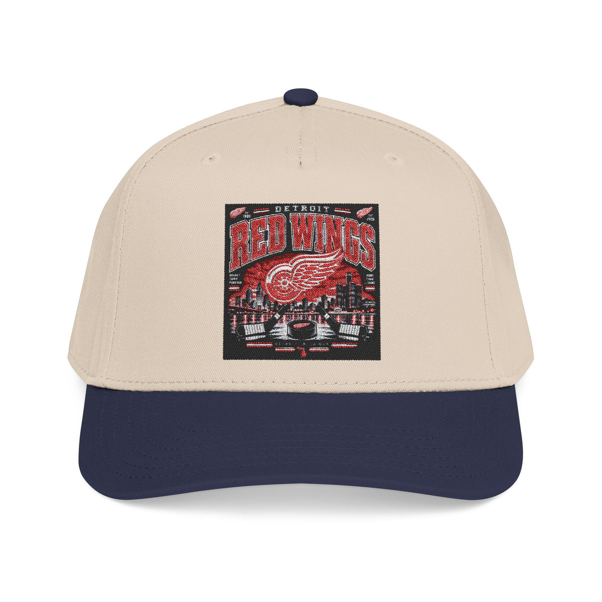 Detroit Red Wings Hockey Skyline - OTTO Baseball Hat