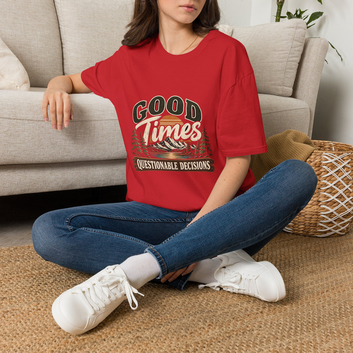 Good Times Questionable Decisions - Classic Tee