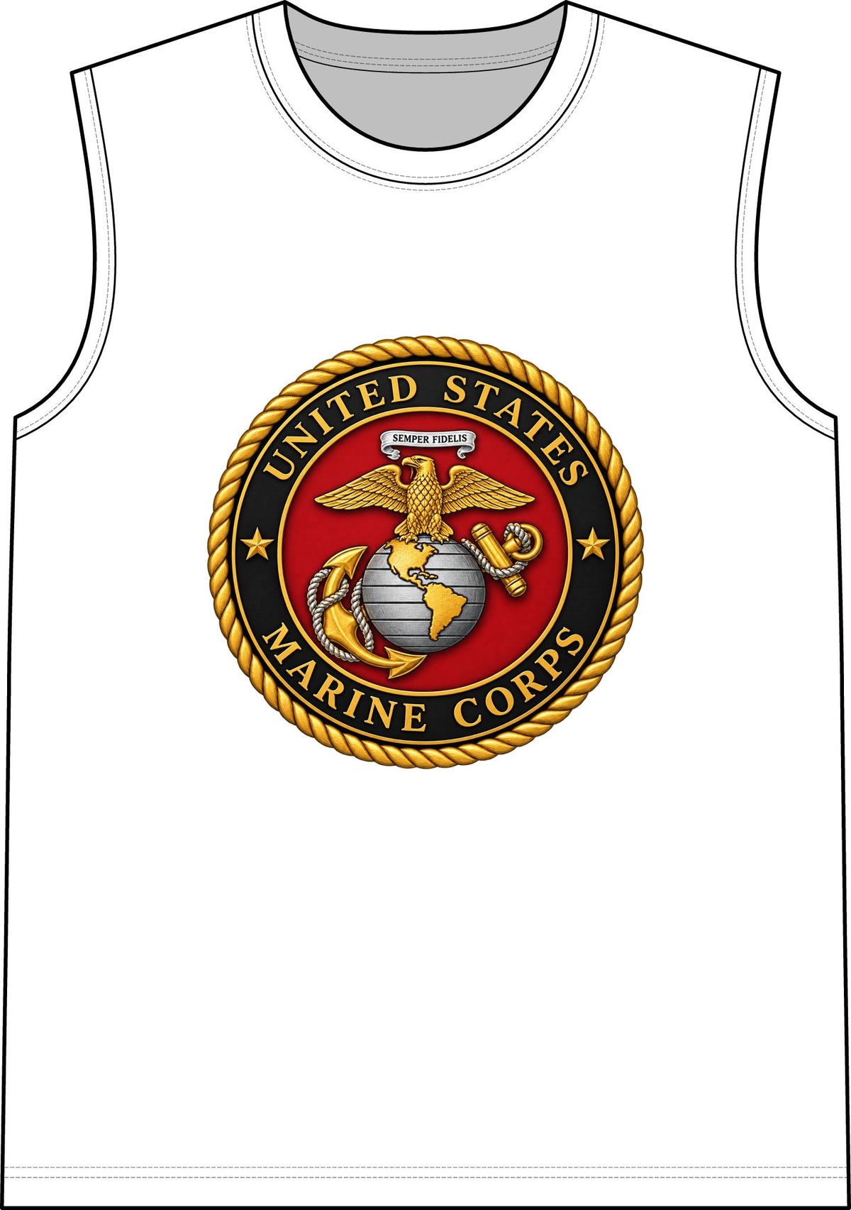 U.S. Marine Corps Emblem - Classic Tank