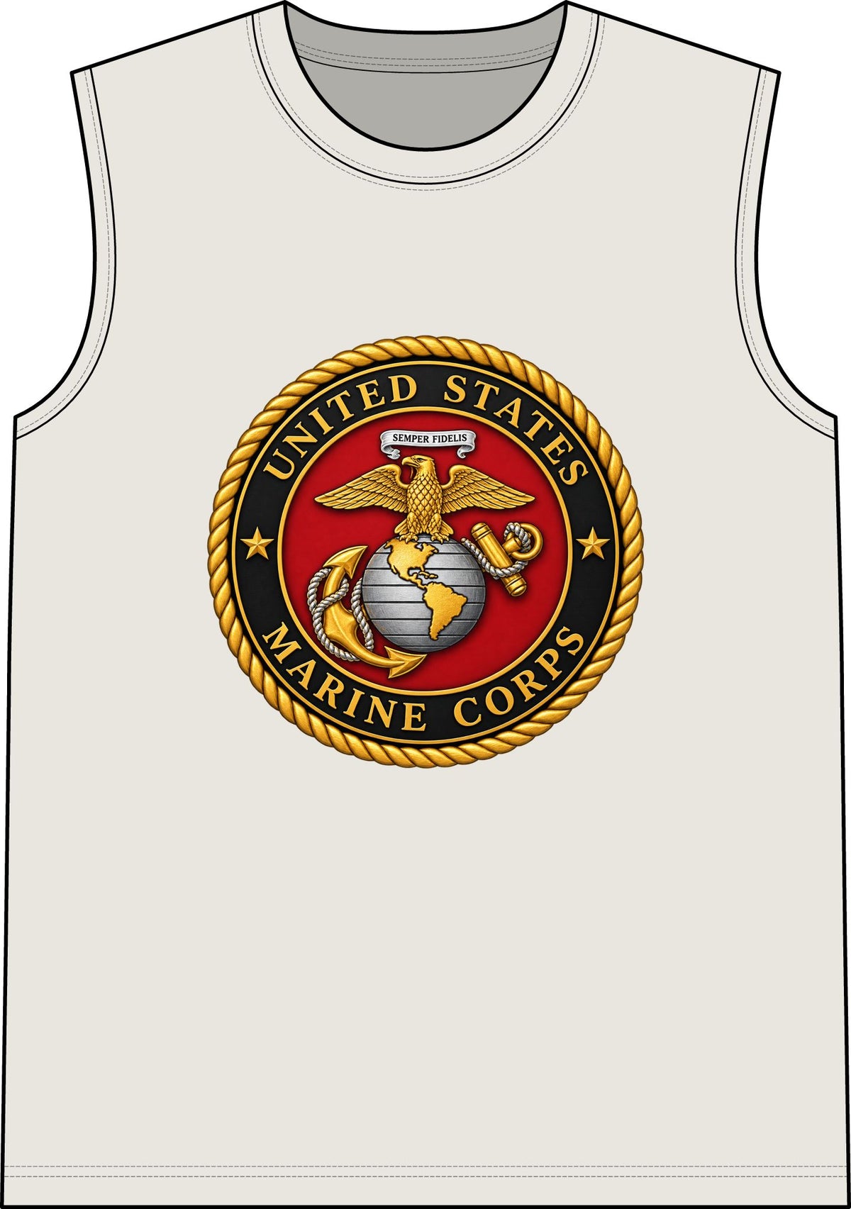 U.S. Marine Corps Emblem - Classic Tank