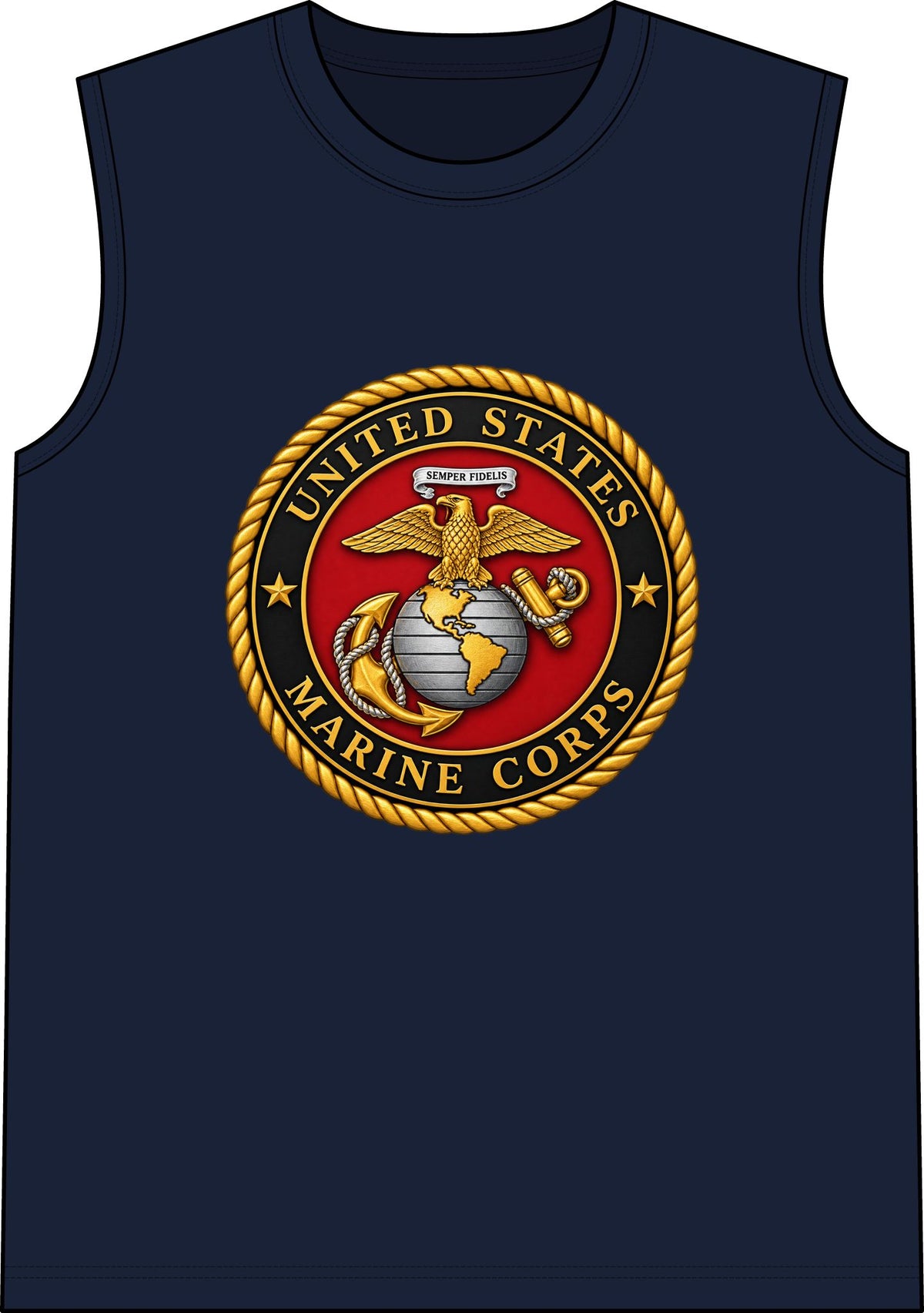 U.S. Marine Corps Emblem - Classic Tank
