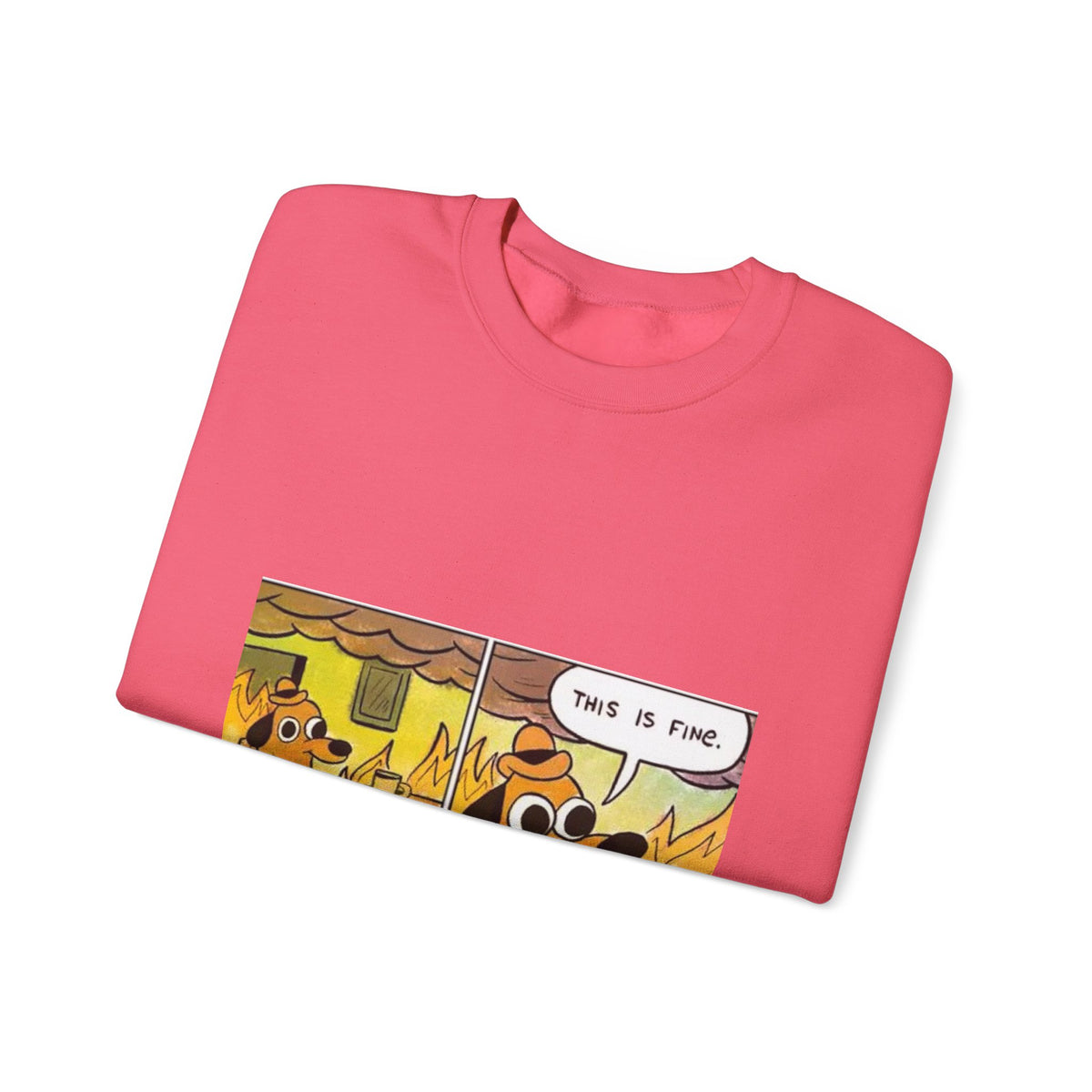 This Is Fine - Crewneck Sweatshirt