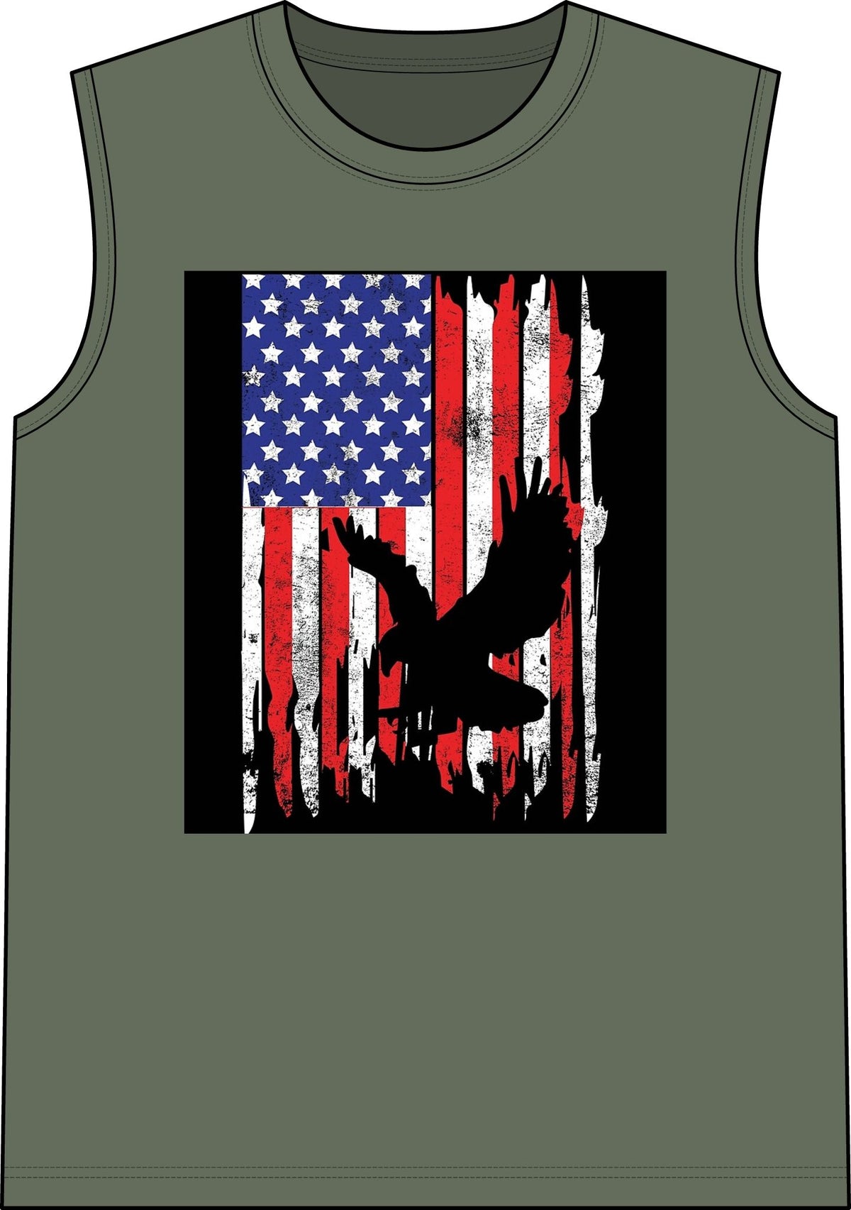 Old Glory Eagle - Classic Tank