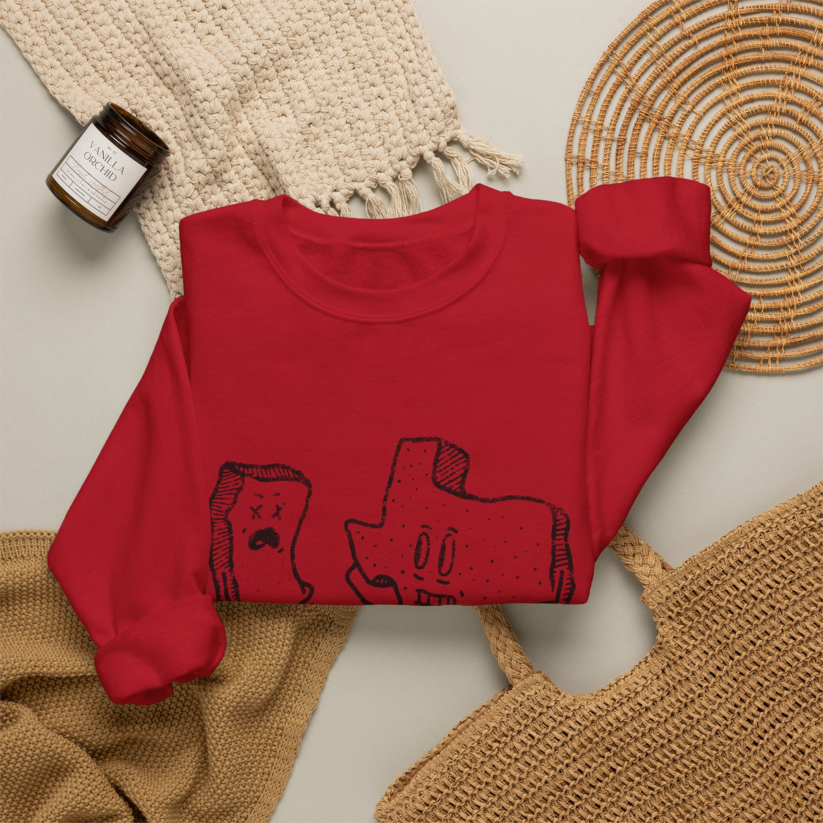 Texas v California - Crewneck Sweatshirt