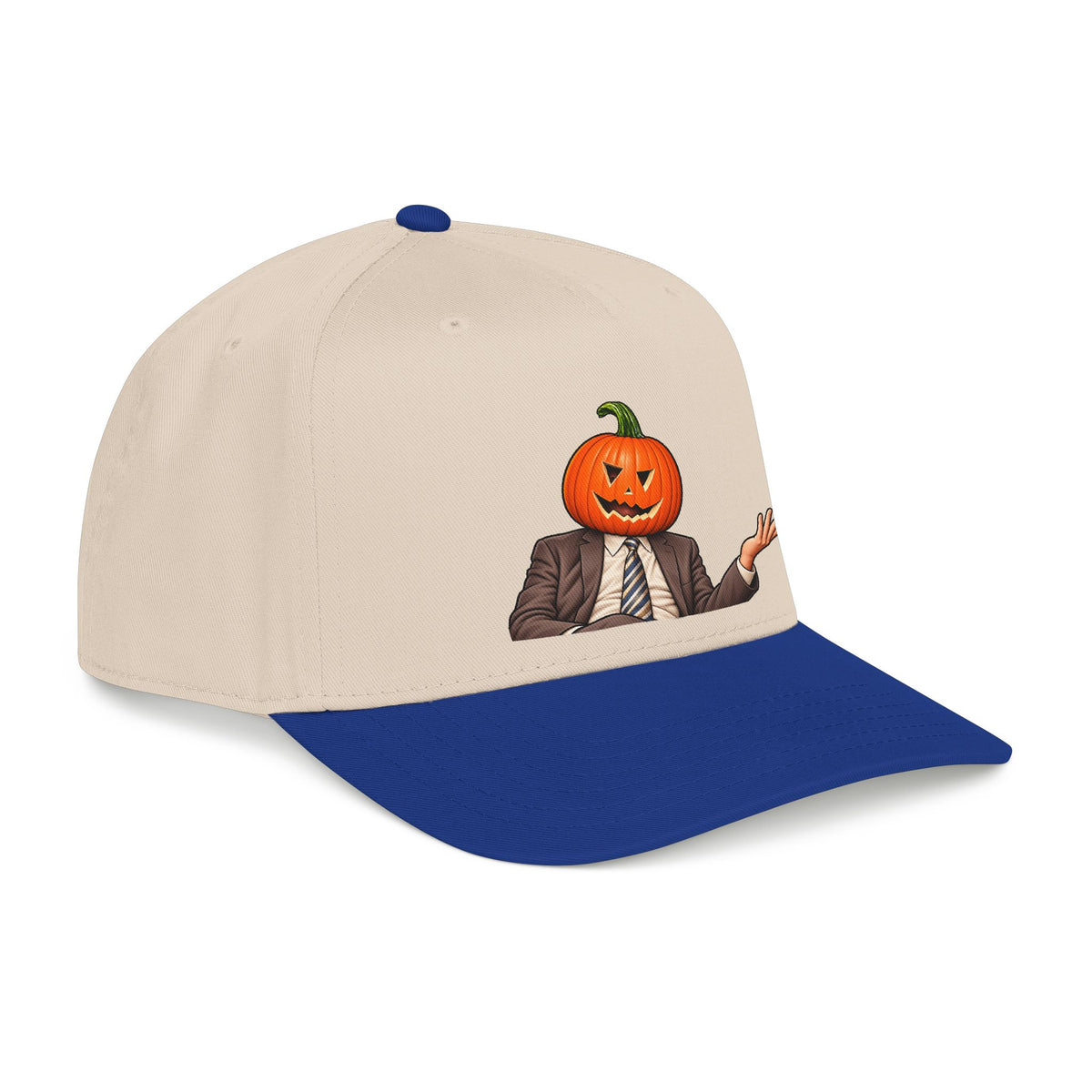 Pumpkin Head Office Cartoon - OTTO Baseball Hat