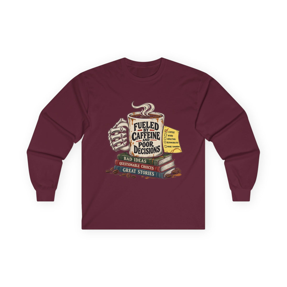 Fueled by Caffeine - Unisex Ultra Cotton Long Sleeve Tee
