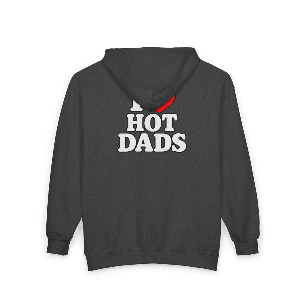 I Love Hot Dads - Full-Zip Hooded Sweatshirt