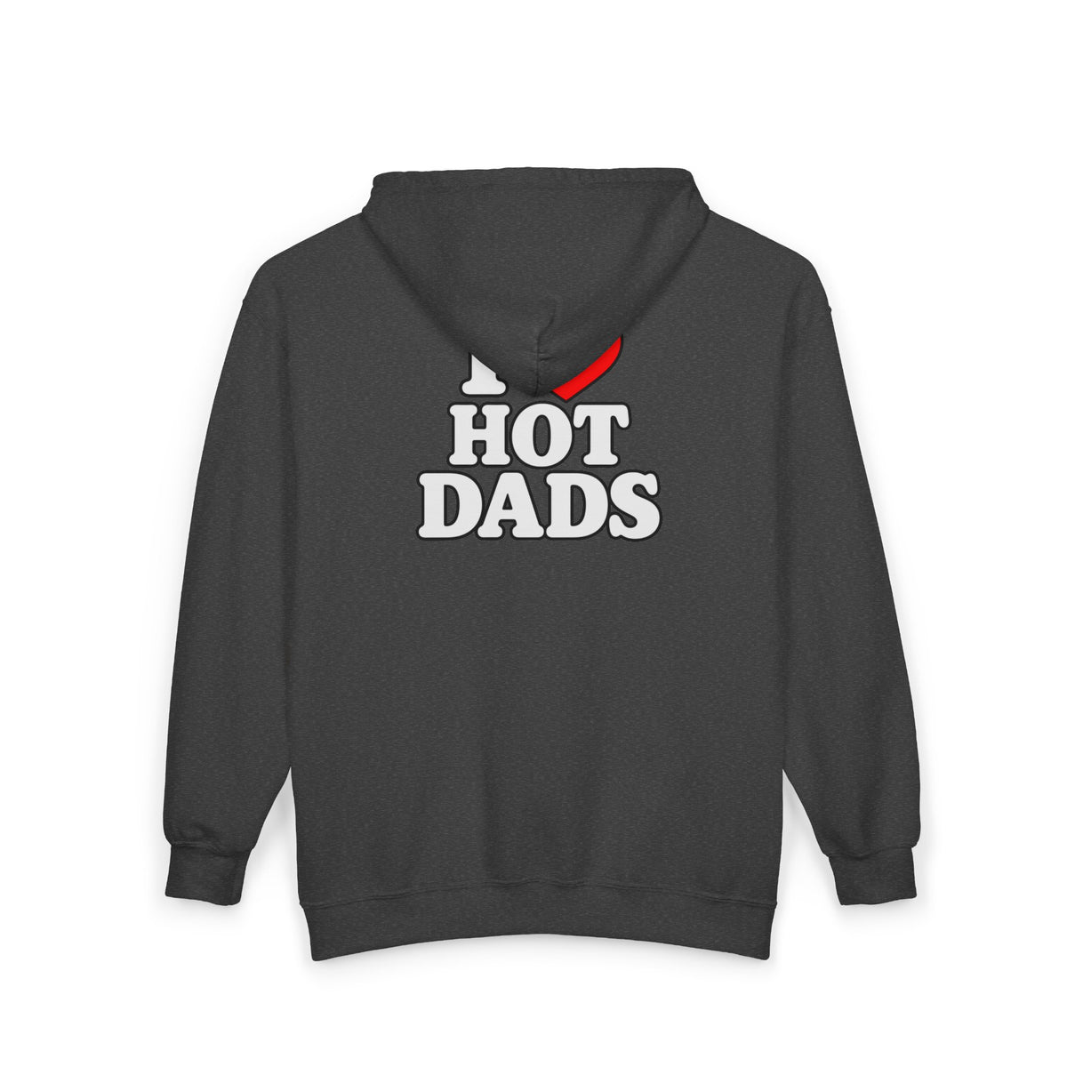 I Love Hot Dads - Full-Zip Hooded Sweatshirt