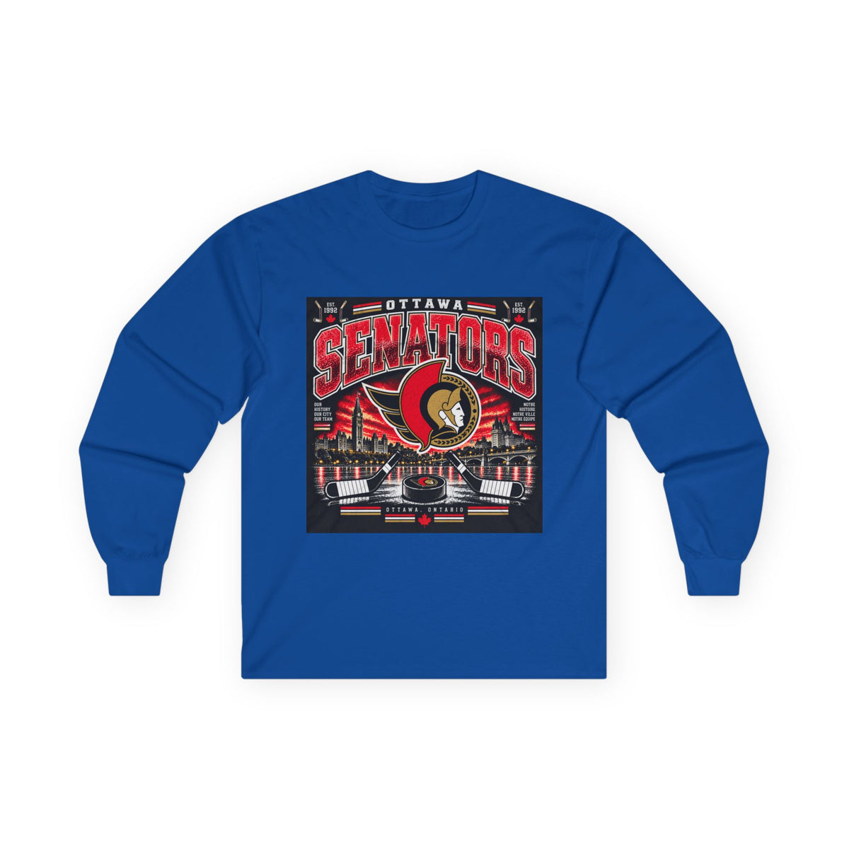 Ottawa Senators Est 1992 - Unisex Ultra Cotton Long Sleeve Tee