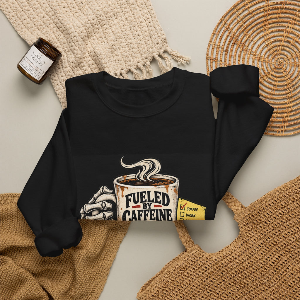 Fueled by Caffeine - Crewneck Sweatshirt