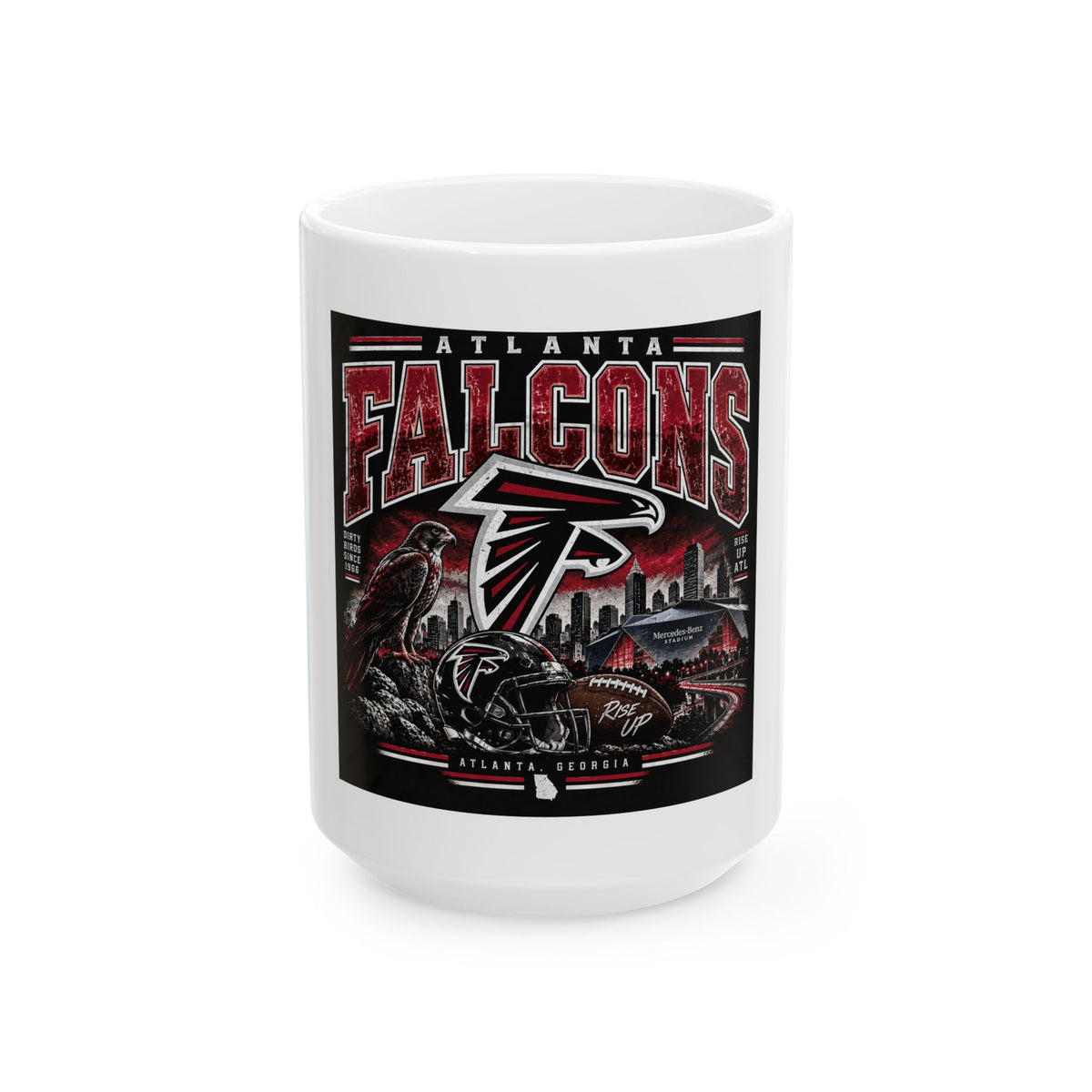 Atlanta Falcons Rise Up - Ceramic Mug 11oz and 15oz