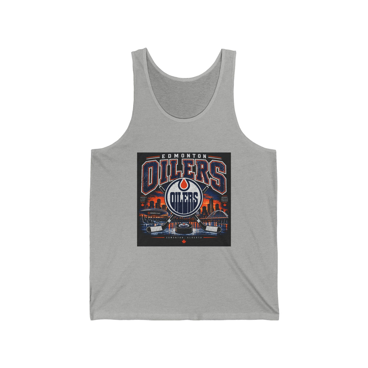 Edmonton Oilers Hockey Pride - Athletic Tank