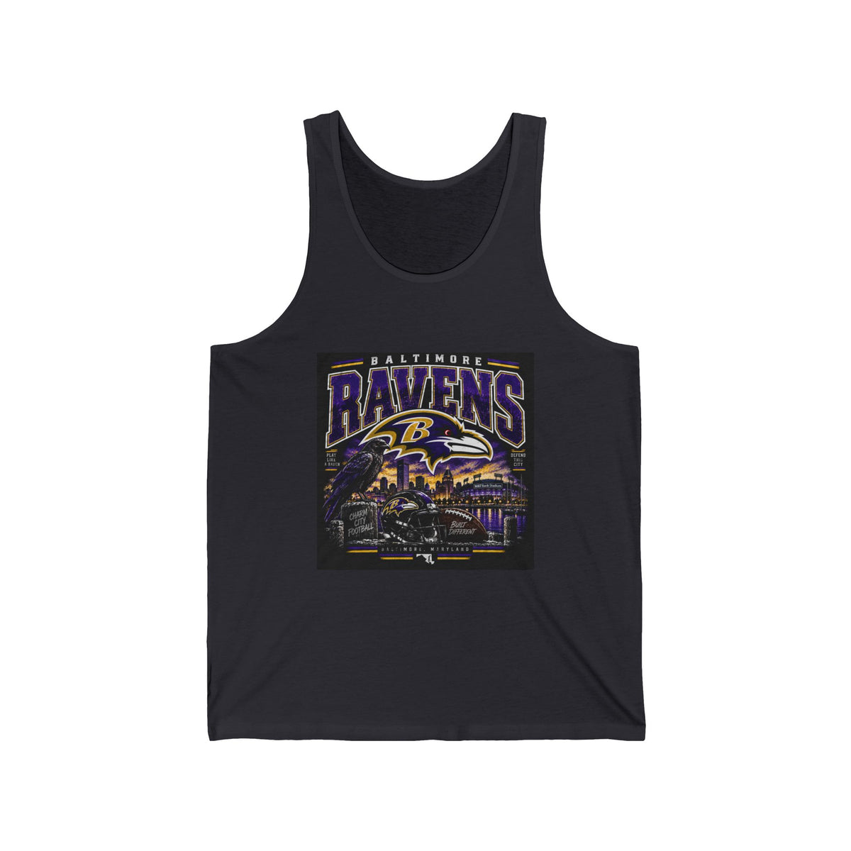 Baltimore Ravens Skyline Tee - Athletic Tank