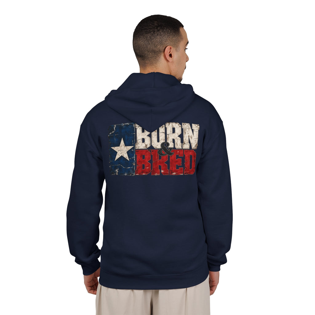 Texas Born and Bred - Full-Zip Hooded Sweatshirt