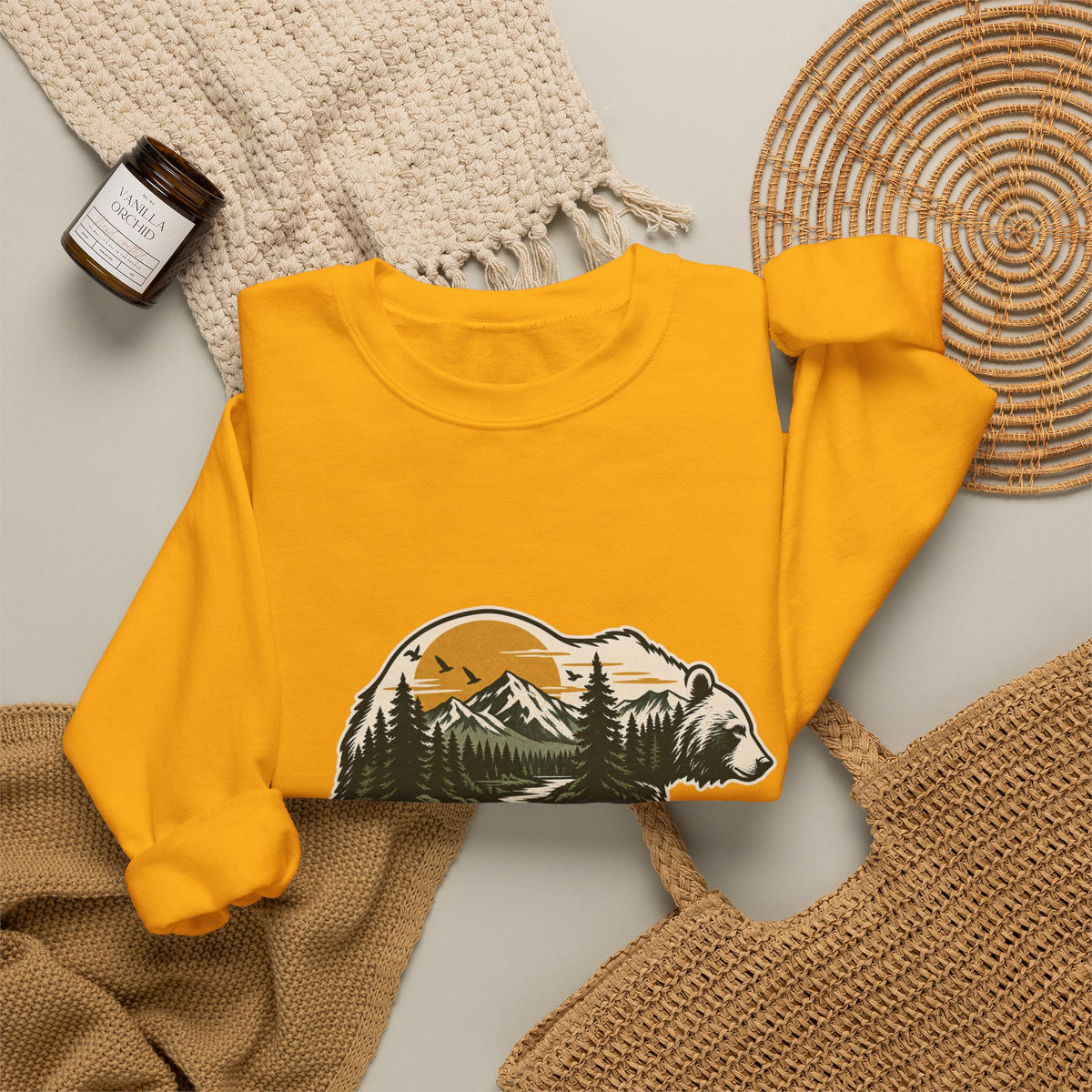 Explore More Bear - Crewneck Sweatshirt