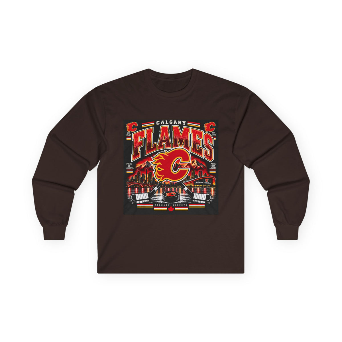 Calgary Flames Pride - Unisex Ultra Cotton Long Sleeve Tee