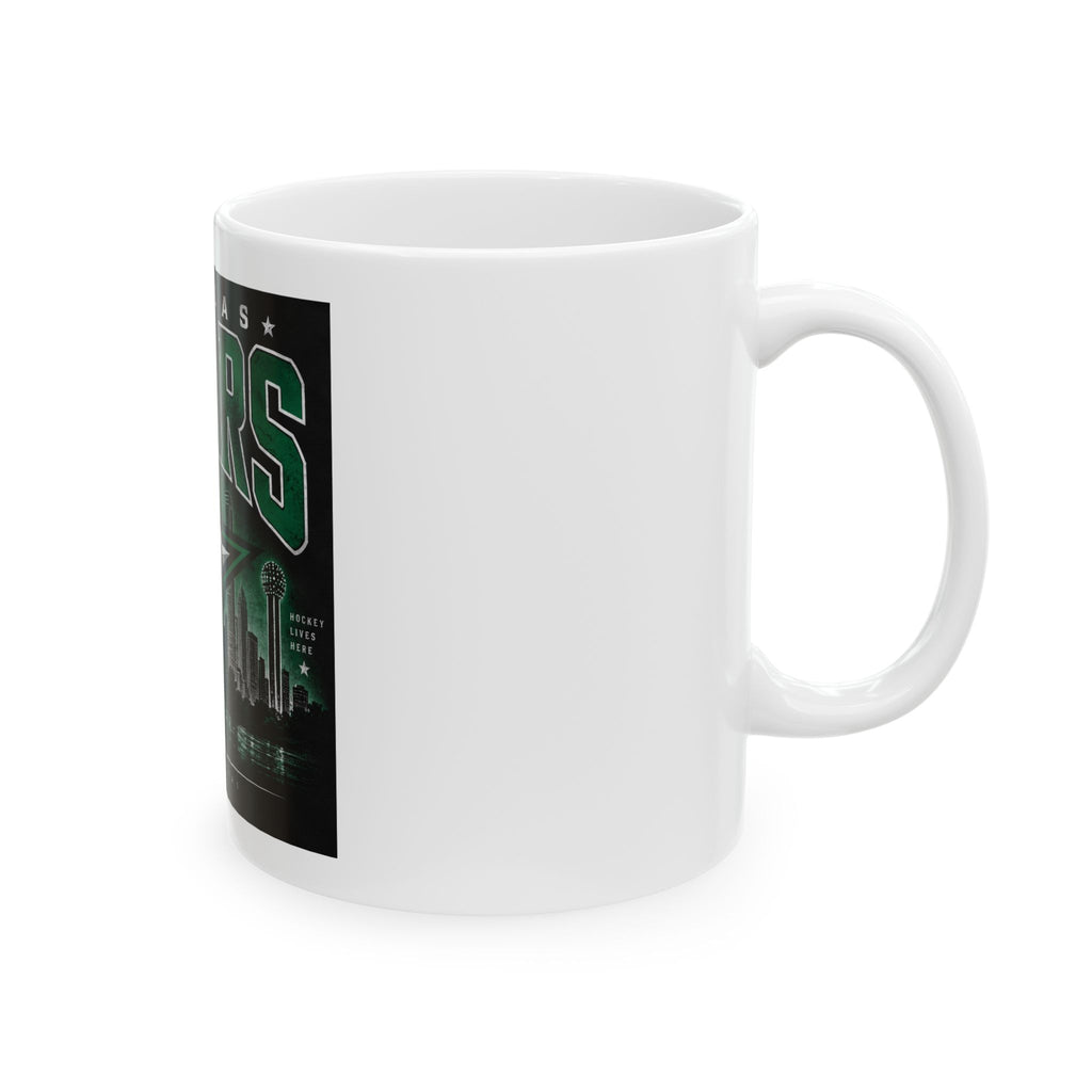 Dallas Stars Skyline Tee - Ceramic Mug 11oz and 15oz