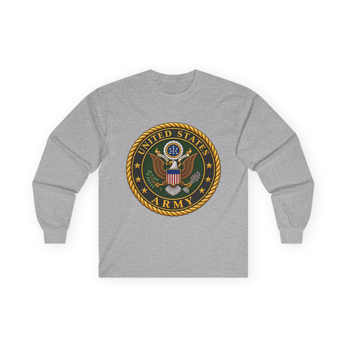 U.S. Army Emblem - Unisex Ultra Cotton Long Sleeve Tee