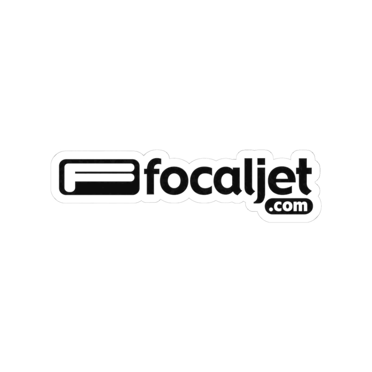 FocalJet Classic Logo Tee - Kiss-Cut Sticker