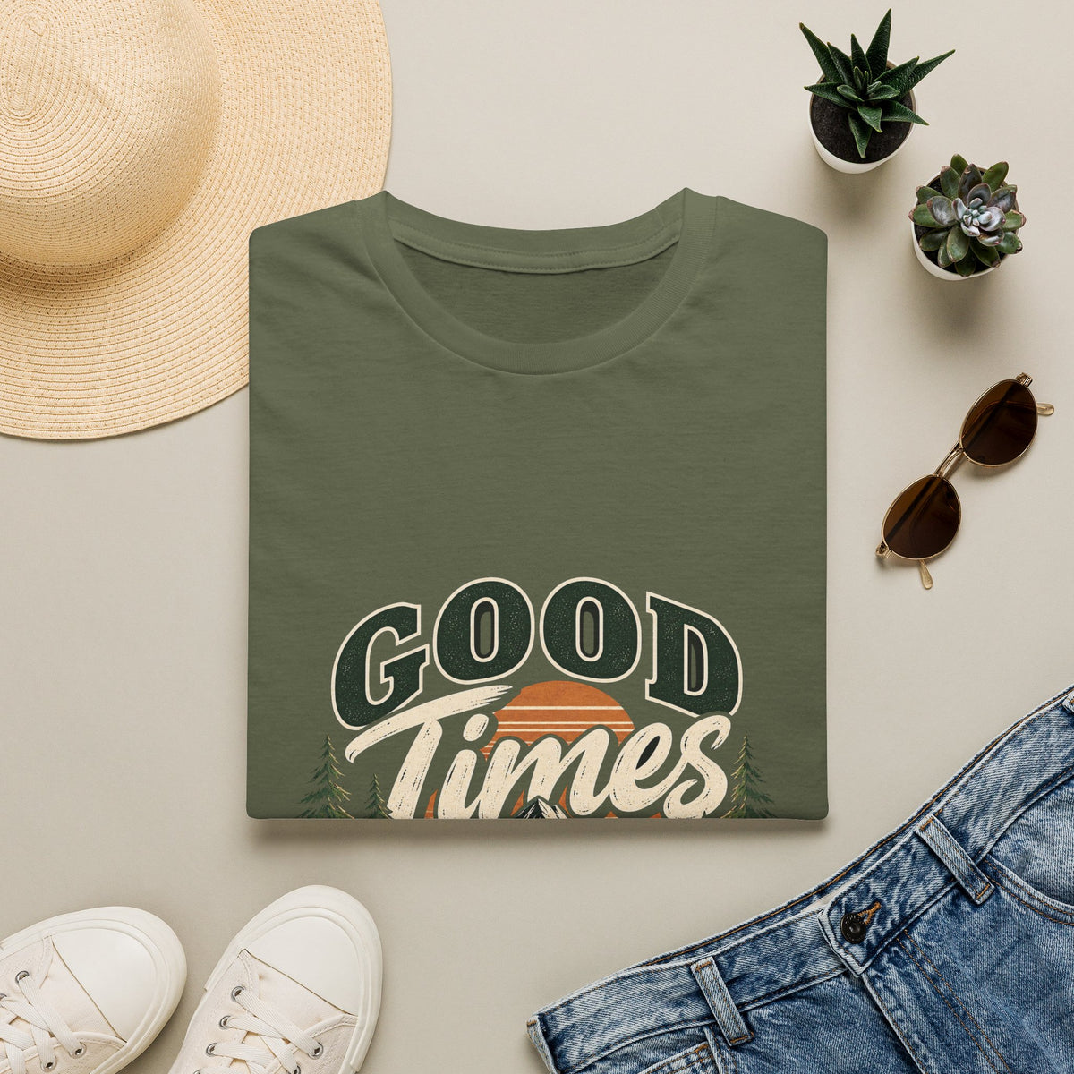 Good Times Questionable Decisions - Classic Tee