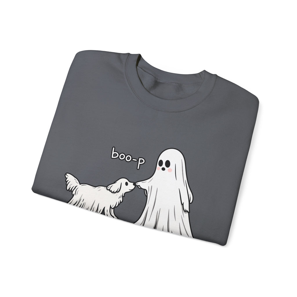 Boo-p Ghost and Dog - Crewneck Sweatshirt