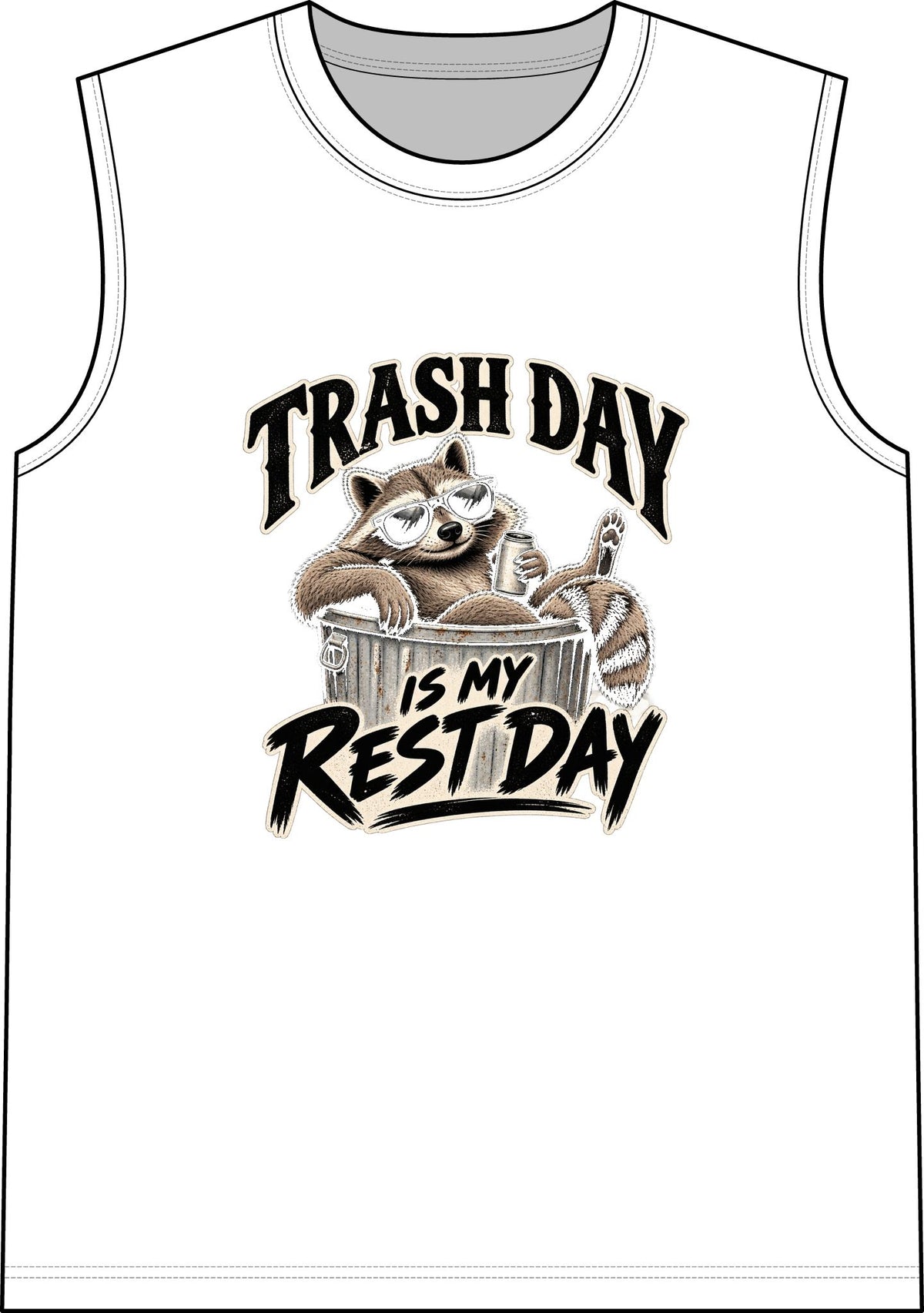 Trash Day Rest Day - Classic Tank