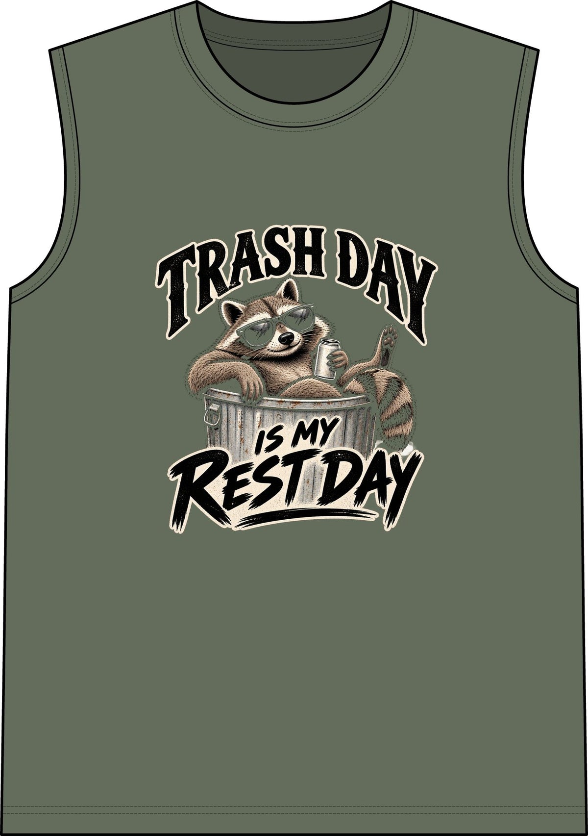 Trash Day Rest Day - Classic Tank