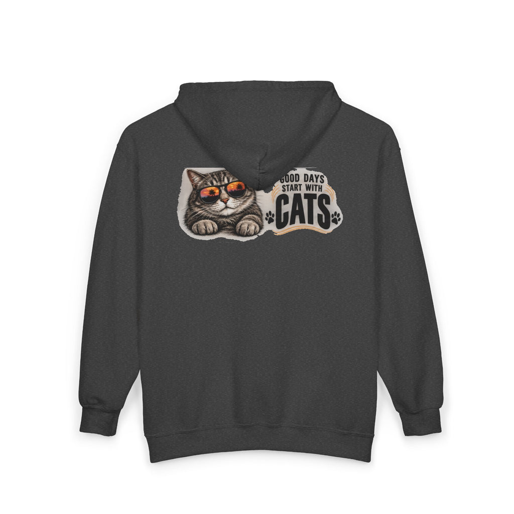 Cat Lover - Full-Zip Hooded Sweatshirt