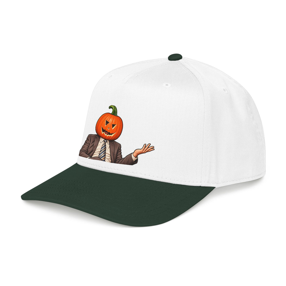 Pumpkin Head Office Cartoon - OTTO Baseball Hat