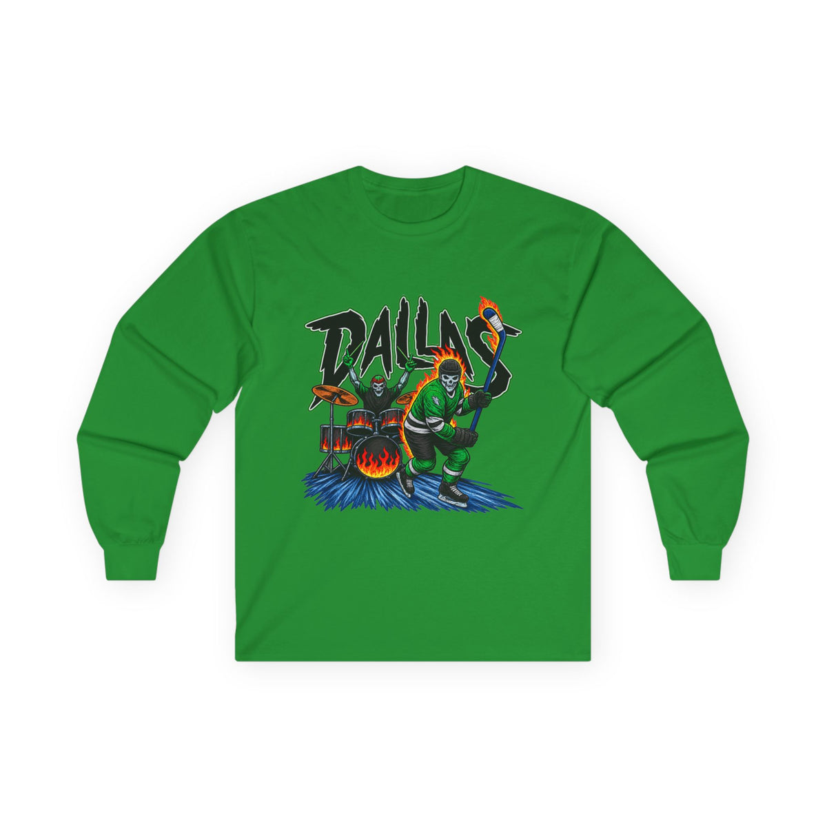 Dallas Stars Skeleton - Unisex Ultra Cotton Long Sleeve Tee