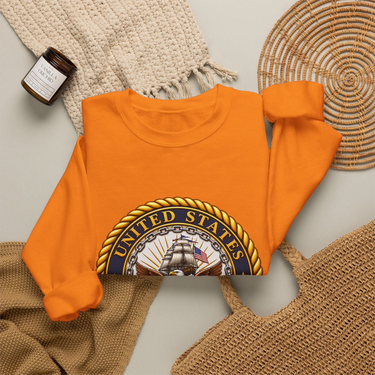 U.S. Navy Emblem - Crewneck Sweatshirt