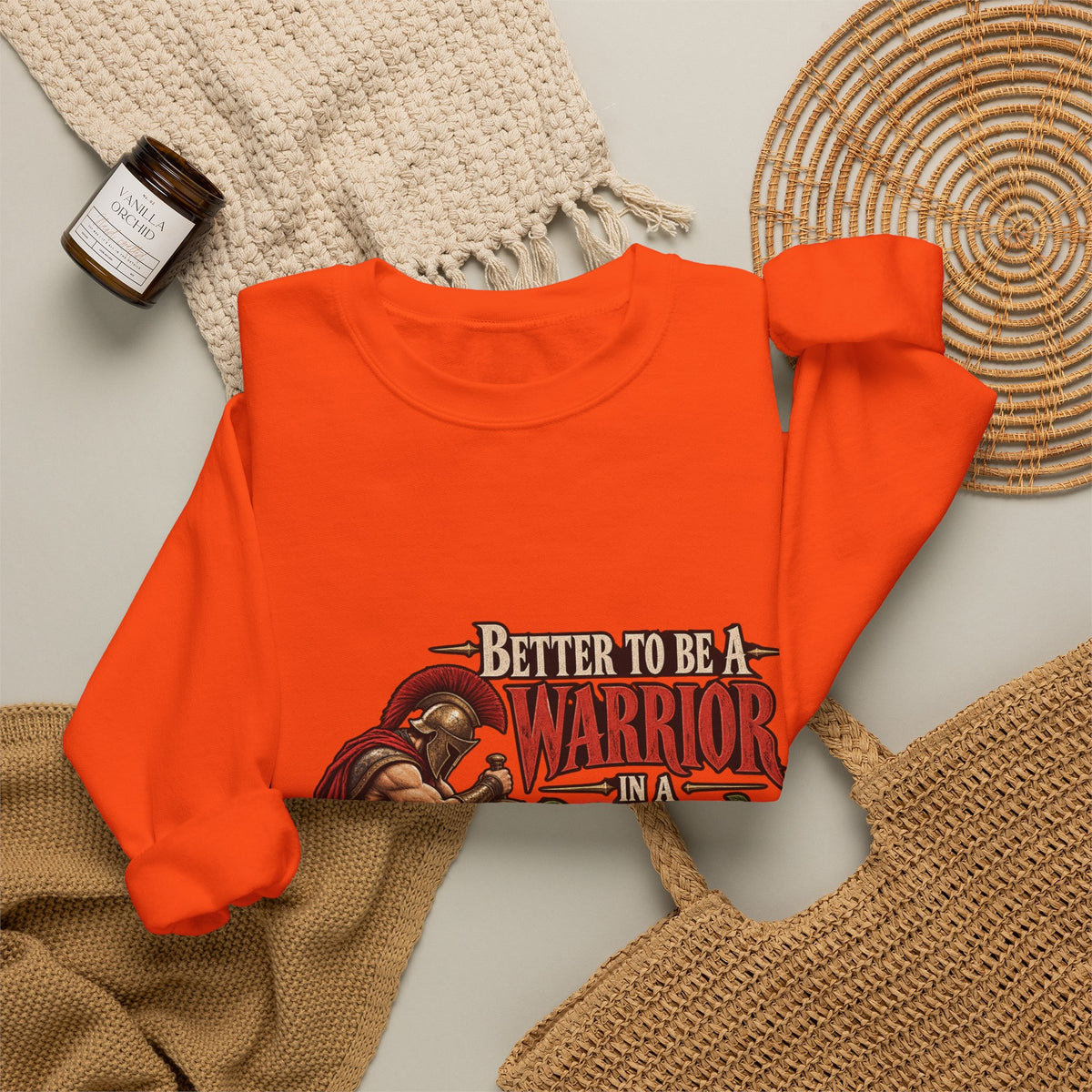 Warrior In A Garden - Crewneck Sweatshirt