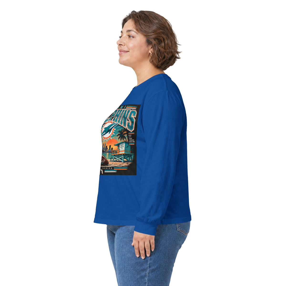 Miami Dolphins Paradise - Unisex Ultra Cotton Long Sleeve Tee