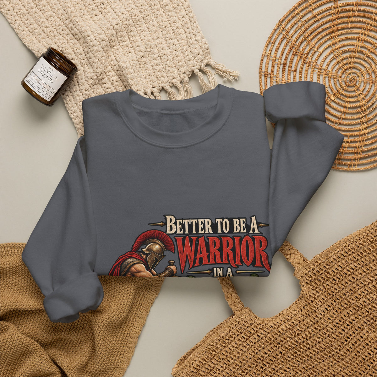 Warrior In A Garden - Crewneck Sweatshirt