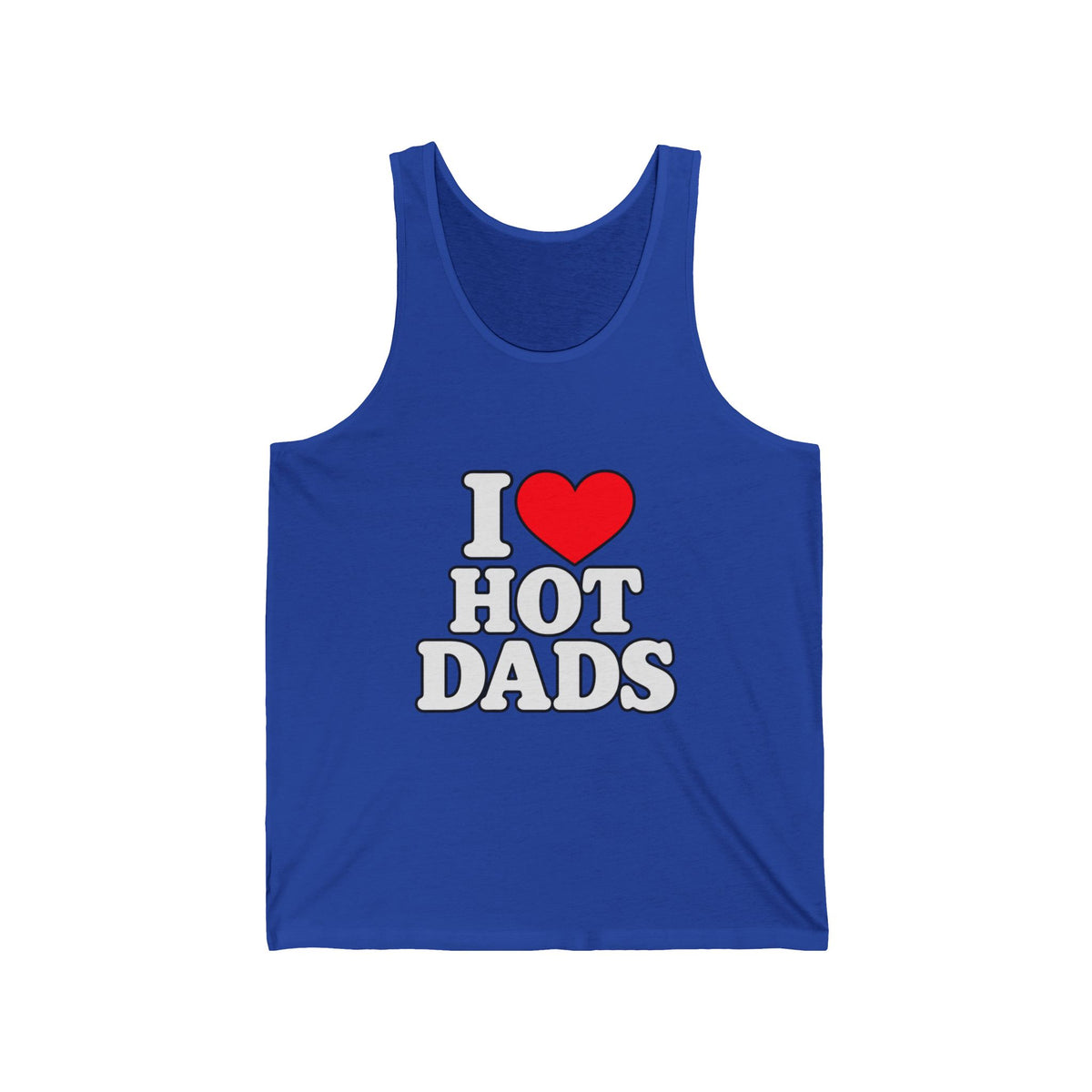 I Love Hot Dads - Athletic Tank