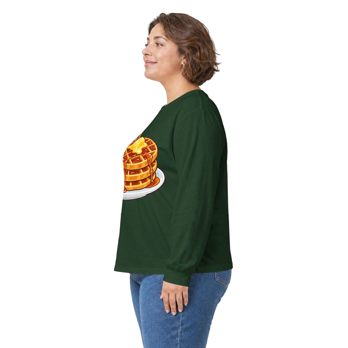 Cartoon Waffles - Unisex Ultra Cotton Long Sleeve Tee