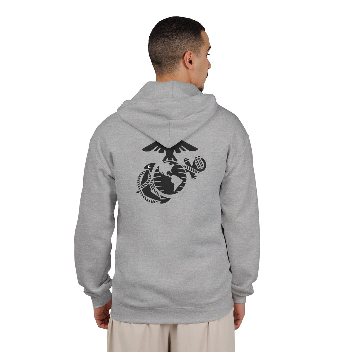 Eagle, Globe & Anchor Emblem - Full-Zip Hooded Sweatshirt