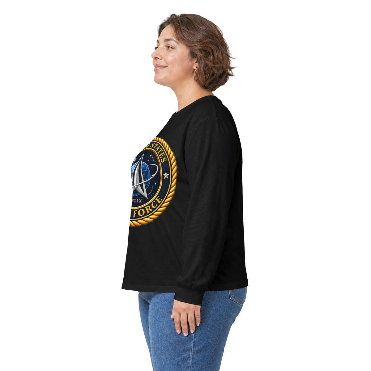 U.S. Space Force Emblem - Unisex Ultra Cotton Long Sleeve Tee