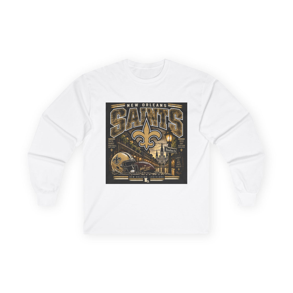 Saints Nation Glory Tee - Unisex Ultra Cotton Long Sleeve Tee