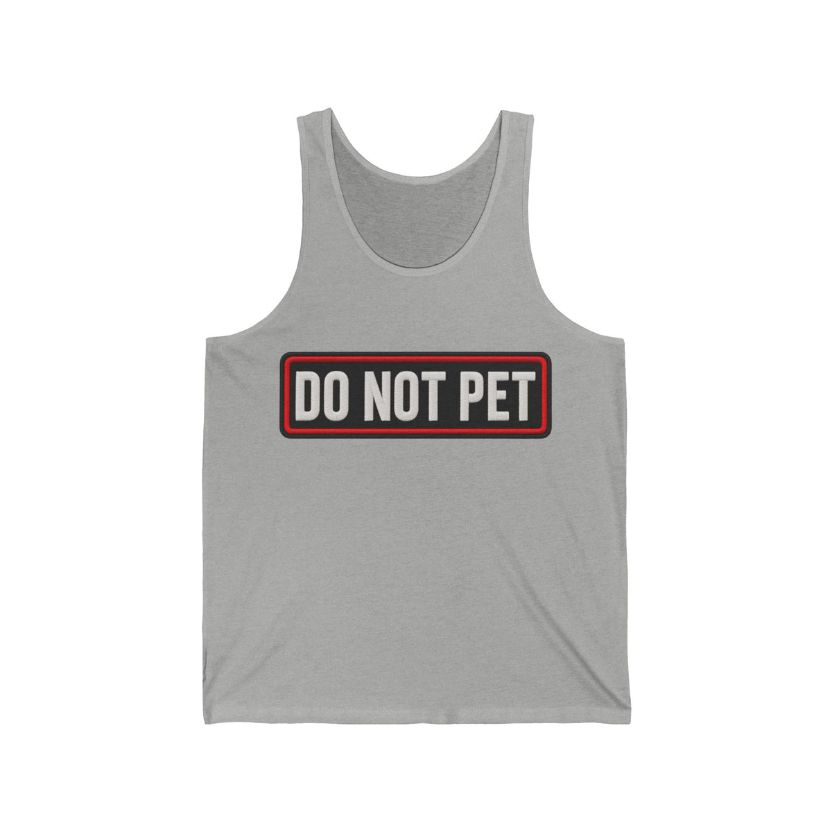 Do Not Pet - Service Dog Patch - Athletic Tank