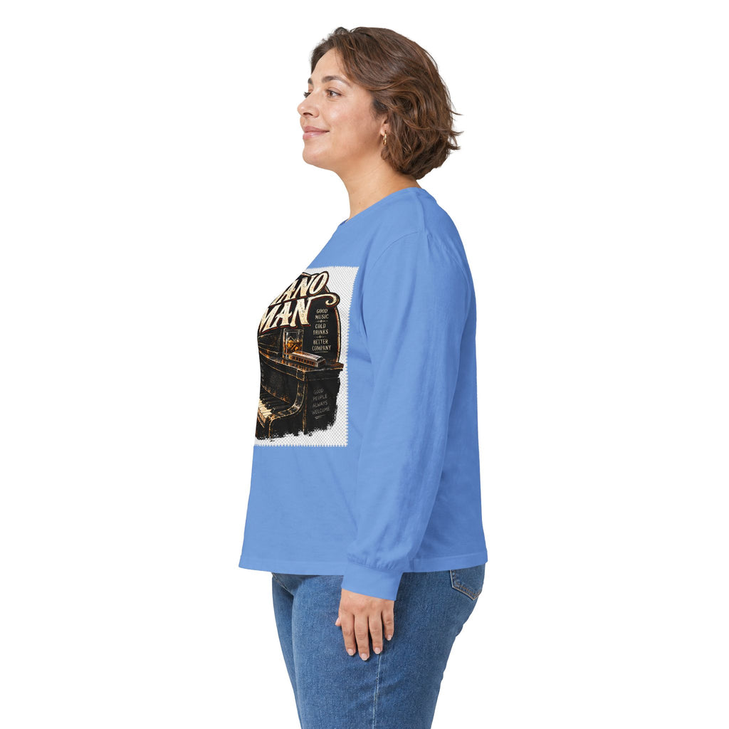 Piano Man Retro Bar - Unisex Ultra Cotton Long Sleeve Tee