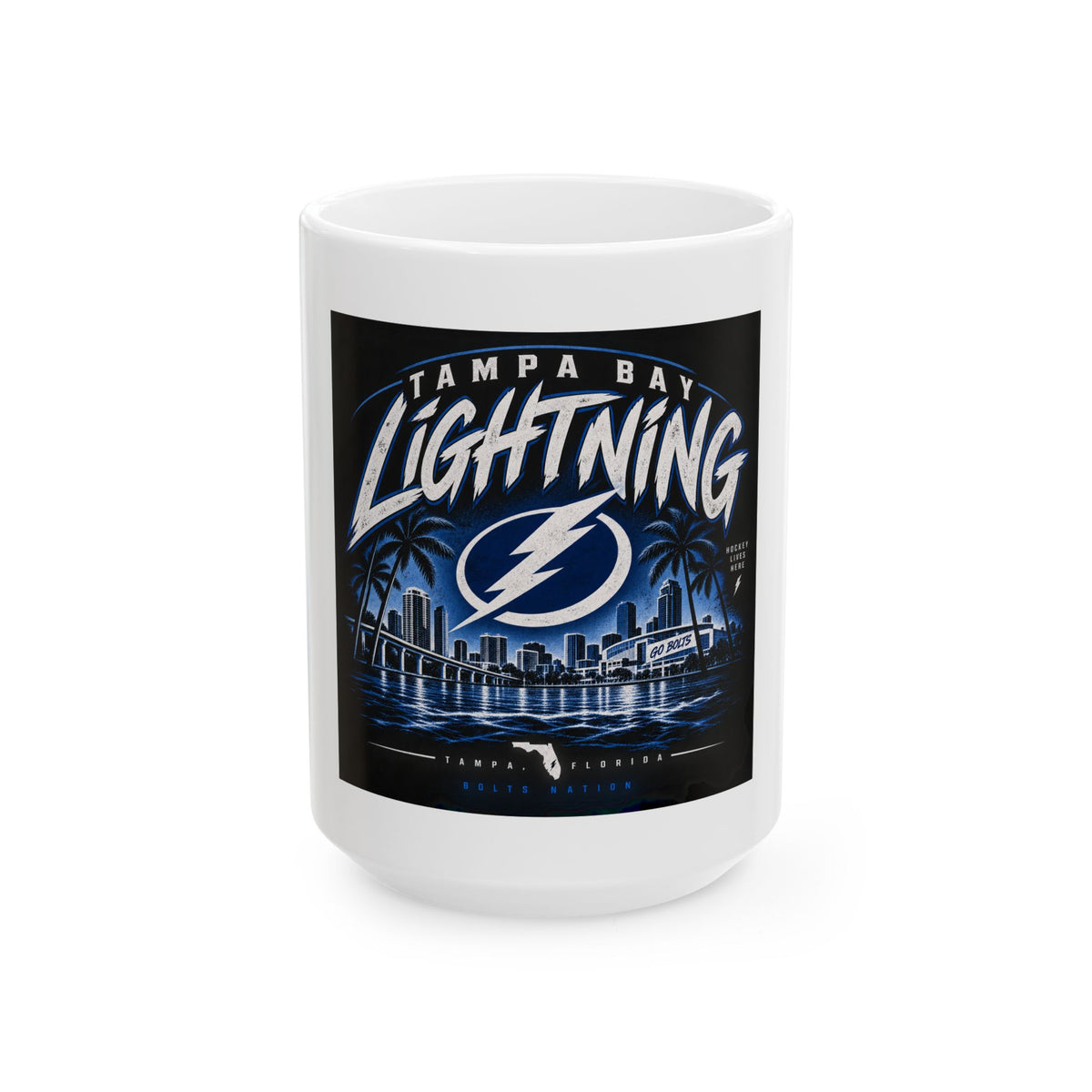 Lightning Strike Tampa Bay - Ceramic Mug 11oz and 15oz