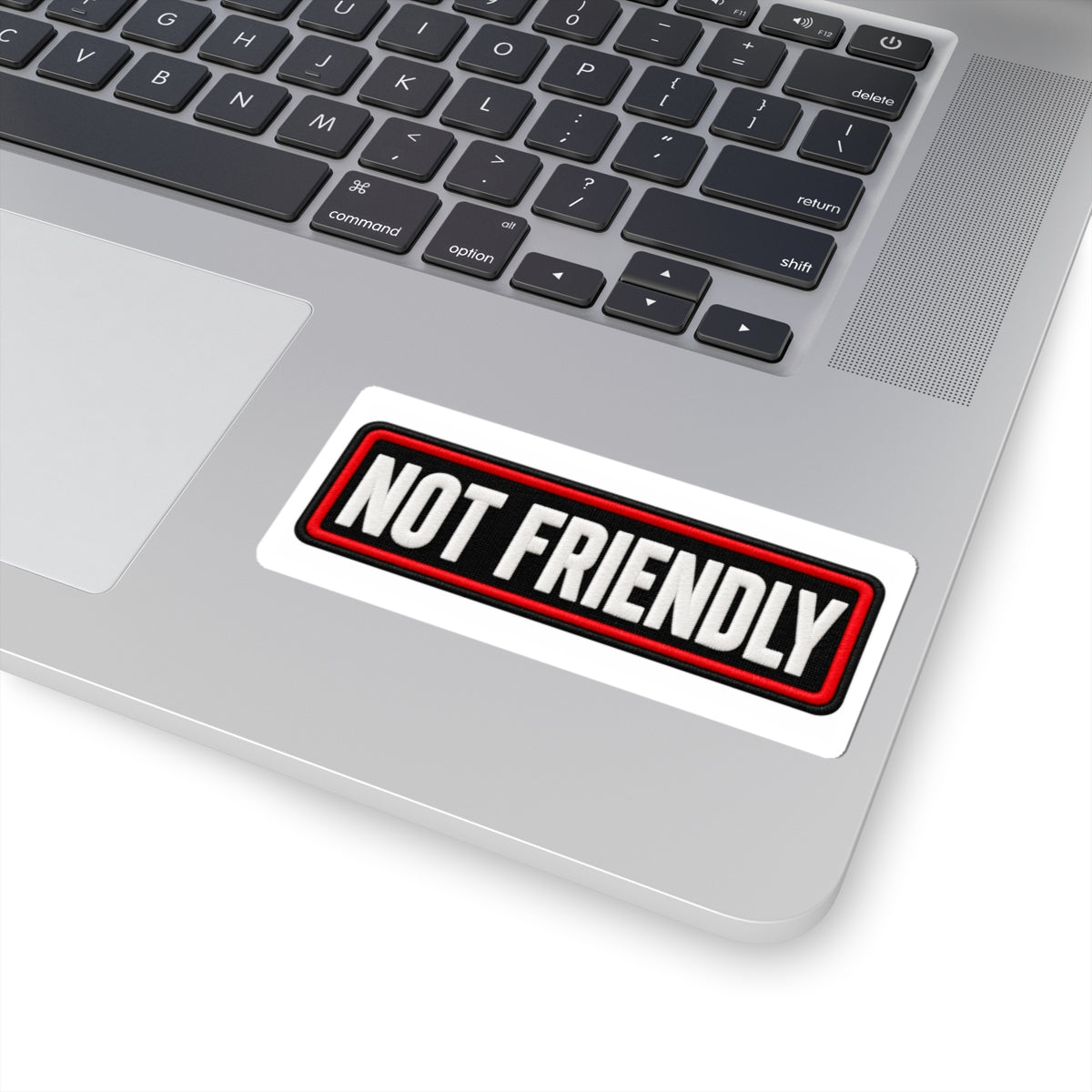 Not Friendly - Service Dog Patch - Kiss-Cut Sticker
